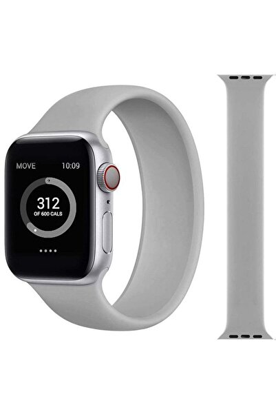 Other Stoband Hera Solo Loop Series Silicone Grey Λουράκι Apple Watch 44/45/4...