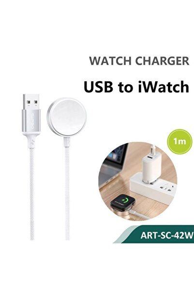 SiPro Siipro Apple Watch Magnetic USB Charger White (SC-42W)