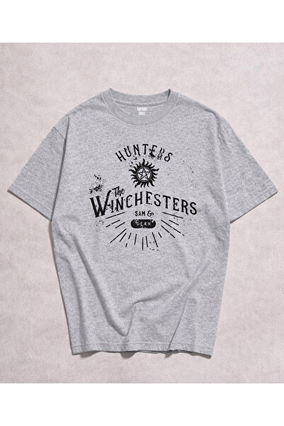 kun inaki Supernatural Dean Winchester Sam Winchester Baskılı Grimelanj Unise...