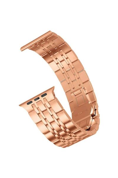 WIWU Seven Beads Metal Steel Bracelet Bronze Apple Watch 44/45/46/49mm