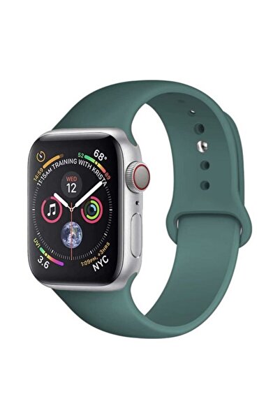 WIWU Elastic Rubber Silicone Pine Needle Green Λουράκι Apple Watch 38/40/41mm