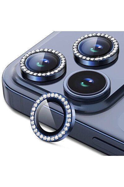 Orso Lens Camera Tempered Glass Blue Diamonds iPhone 17 Pro/17 Pro Max