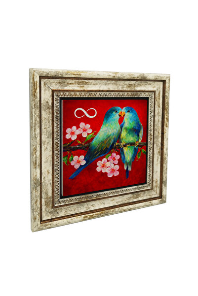 Sadrazam Πίνακας με στάμπα πουλιών σε φυσική πέτρα 25X251G-2Bird