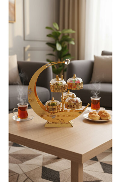 Generic Elegant Dessert and Nut Serving Tray Set