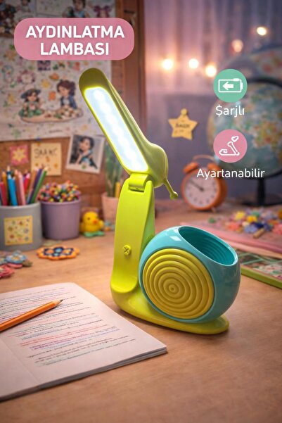 Lamp Masa Lambası Kablosuz Ledli 2 renk Şarjlı model 2