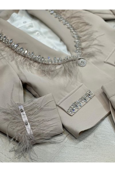 Bisahane Girl's Jacket Shirt Pants Set