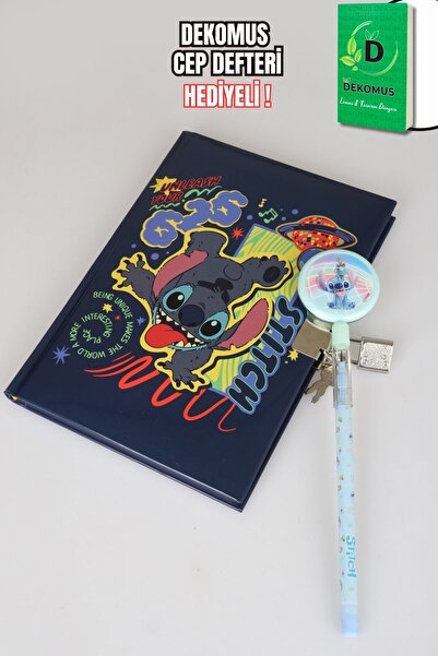Stitch x Dekomus Αδειοδοτημένο Αναμνηστικό Ημερολόγιο Unleash Lock με Κλειδαρ...