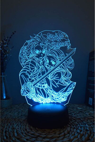 Yubi Design Tanjiro , Nezuko , Demon Slayer - Pilli & Type-C Anime Dekoratif ...