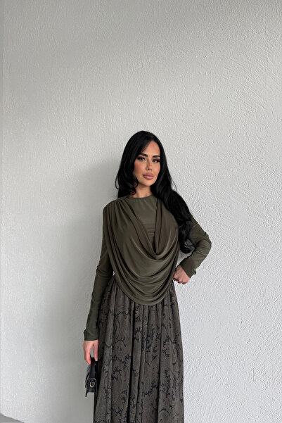 LİLA İSTANBUL Σετ δύο τεμαχίων με φούστα Degaje Yaka