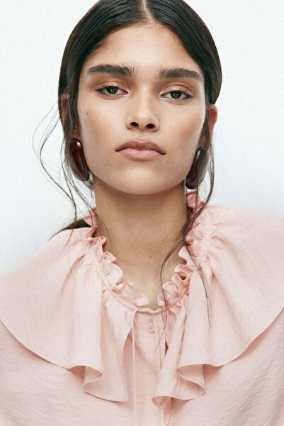 H&M Frill-trimmed blouse