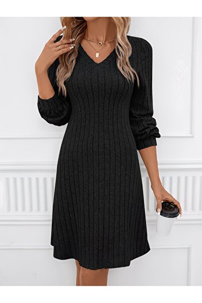 Iuliashop Rochie scurtă neagră Mads - S