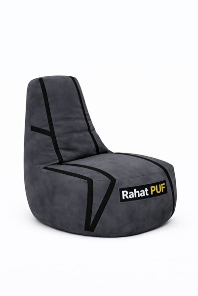 Rahat puf ZERO Model Armut Puf Koltuk - Kırmızı Siyah Oyuncu Koltuğu