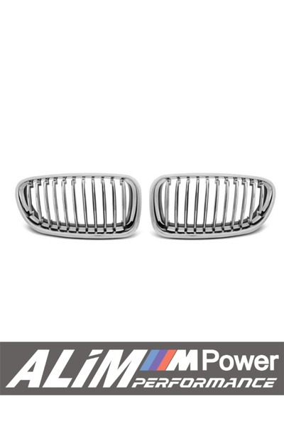 CarStore BMW 5 Series F10 (2010–2017) Krom/Krom/Siyah Ön Böbrek Panjur Seti (...