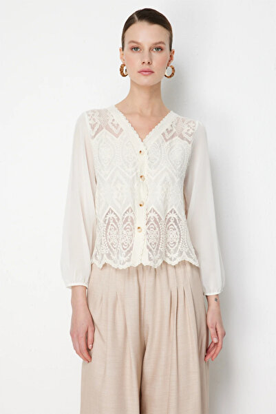 Onteks 70931 KOLLARI TÜL DANTEL HIRKA