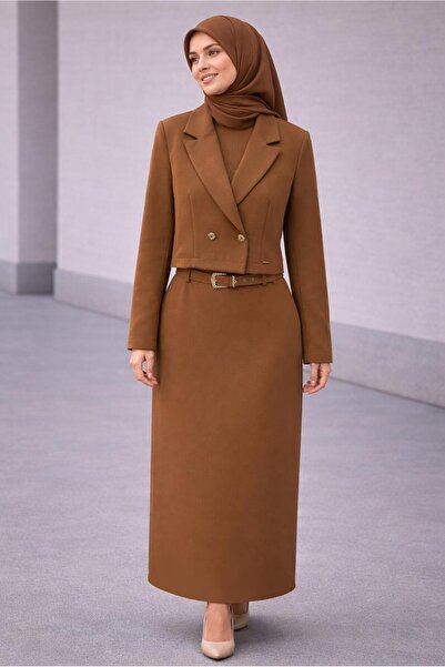 Alvina Belted Skirt Suit 45070