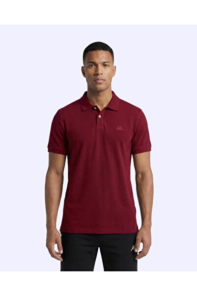 Kappa Fausto Erkek Bordo Regular Polo Yaka Tişört