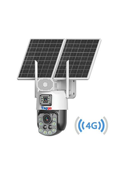 Taggo Κάμερα Παρακολούθησης με Διπλό Ηλιακό Πάνελ, 4K, Ζουμ 99X, Συνδεσιμότητ...