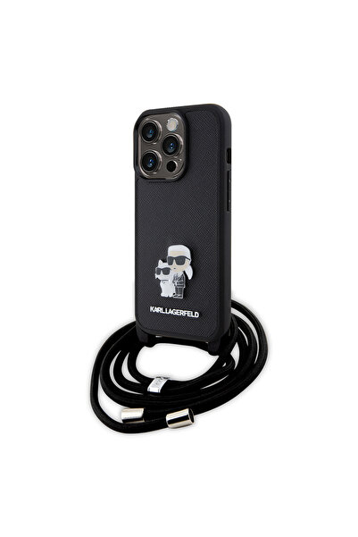 Stef's Cat Husa pentru iPhone 15 Pro, Stef's Cat, Saffiano Crossbody (KLHCP15...