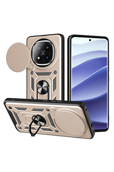 Techsuit Husa pentru Xiaomi Redmi Note 14 Pro+ 5G, Techsuit, TPU, Auriu