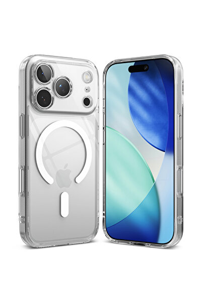 Ringke Husa pentru iPhone 17 Pro, Fusion MagSafe, protectie antisoc, transpar...