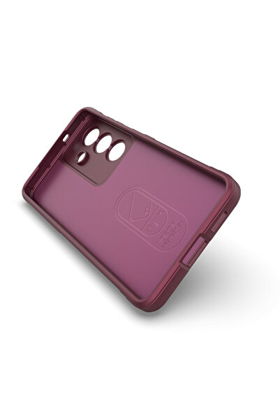Rao Husa pentru Samsung Galaxy S26, silicon si TPU, bordo