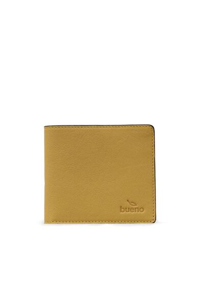 BUENO Shoes Yellow Leather Wallet 01Mc3003