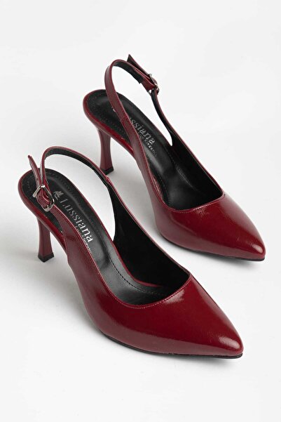 Moda Hanım Εξαιρετικά άνετα γυναικεία παπούτσια με τακούνι από λουστρίνι σε μ...