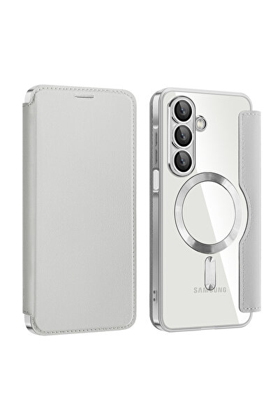 Techsuit Θήκη για Samsung Galaxy A17 5G, Techsuit, PU, ​ ​ Γκρι