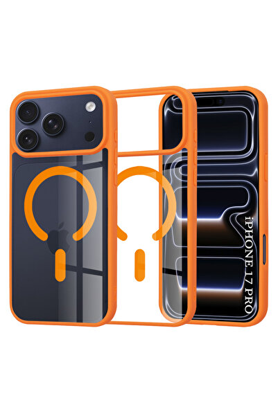 Stef's Cat Θήκη iPhone 17 Pro, Γάτα του Στεφ, MagSafe Pro, Πορτοκαλί