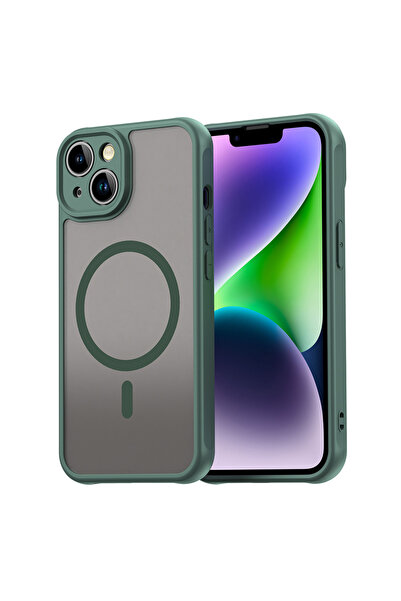 Evolium Phone Case for iPhone 13, MagSafe, TPU, Evolium, Green