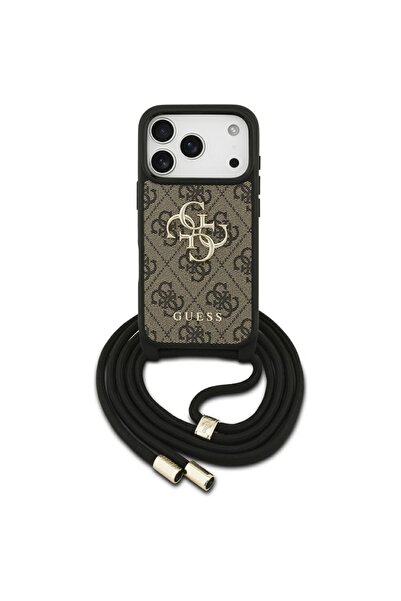 Guess Θήκη για iPhone 17 Pro, Guess, PU ​ ​ Καφέ