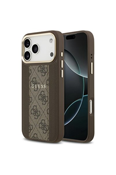 Guess Θήκη για iPhone 17 Pro Max, Guess, PU ​ ​ Καφέ