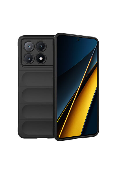 Stef's Cat Θήκη για Xiaomi Poco X6 Pro, Γάτα του Στεφ, Μαγική Ασπίδα, μαύρο
