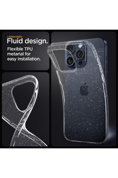 Rao Husa SparkleSkin Series pentru Samsung Galaxy S26, silicon si TPU, transparenta