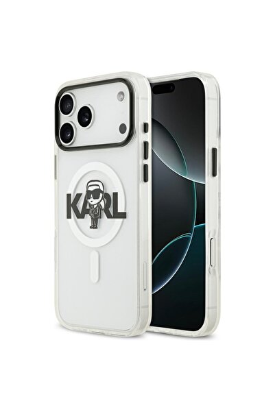 Stef's Cat Husa pentru iPhone 17 Pro Max, Stef's Cat, IML MagSafe Sketch Logo...