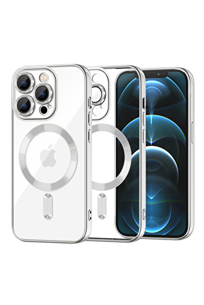 Techsuit Husa pentru iPhone 12 Pro Max, Techsuit, TPU, Argintiu