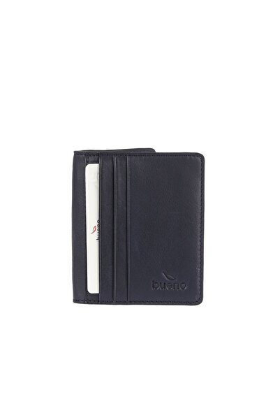 BUENO Shoes Navy Blue Leather Wallet 01Uc4004