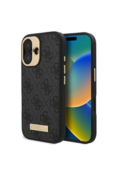 Guess Θήκη για iPhone 16 Plus, Guess, PU ​ ​ Μαύρο