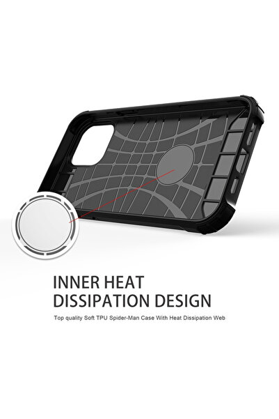 Techsuit Husa pentru iPhone 17 Air, Hybrid Armor, protectie antisoc, negru