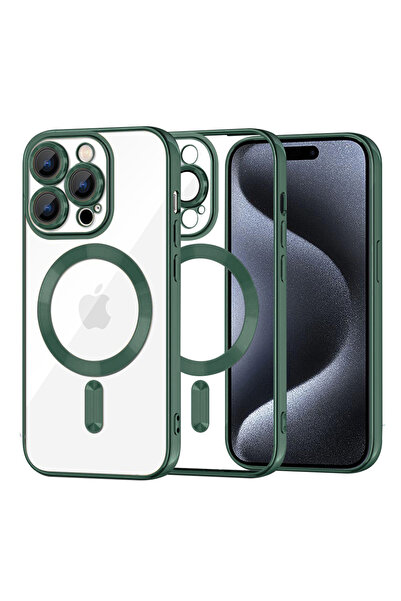 Techsuit Husa pentru iPhone 15 Pro, Techsuit, TPU, Verde Inchis