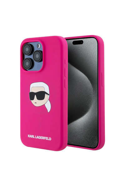 OEM Husa pentru iPhone 15 Pro, Karl Lagerfeld, Protectie, maro