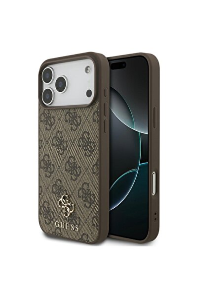 Guess Θήκη για iPhone 17 Pro Max, Guess, PU ​ ​ Καφέ