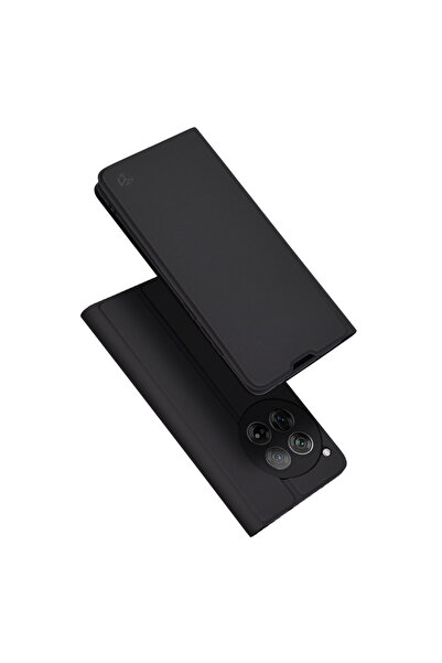 Techsuit Husa pentru OnePlus 12, Magskin Book, protectie antisoc, negru