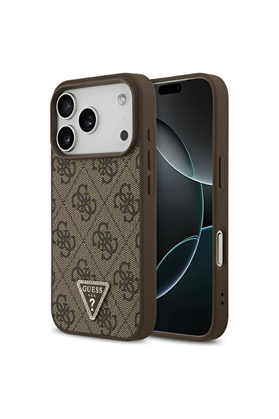 Guess Θήκη για iPhone 17 Pro, Guess, PU ​ ​ Καφέ