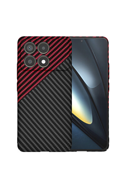 Techsuit Θήκη για Xiaomi Poco F6 Pro, Techsuit, Πολυκαρβονικό, Σκούρο Κόκκινο