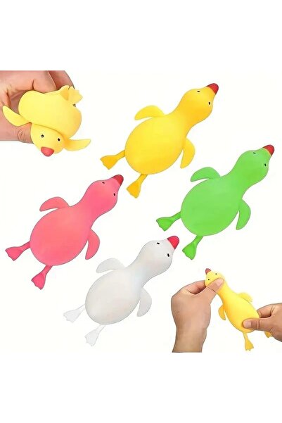 Arabest 1-Pack Squishy Duck Toy,Soft Stress Relief Sensory Squeeze Toy,Multic...