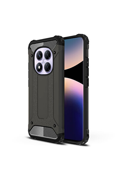 Techsuit Θήκη για Xiaomi Redmi Note 14 Pro 5G, Techsuit, TPU, Μαύρο