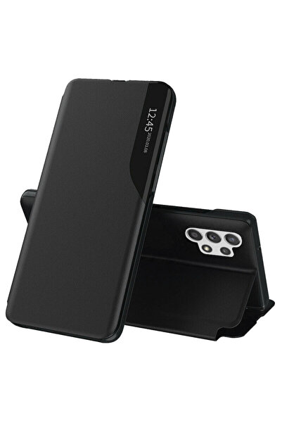 Techsuit Θήκη για Samsung Galaxy A32 4G, Σειρά eFold, αντικραδασμική, μαύρη