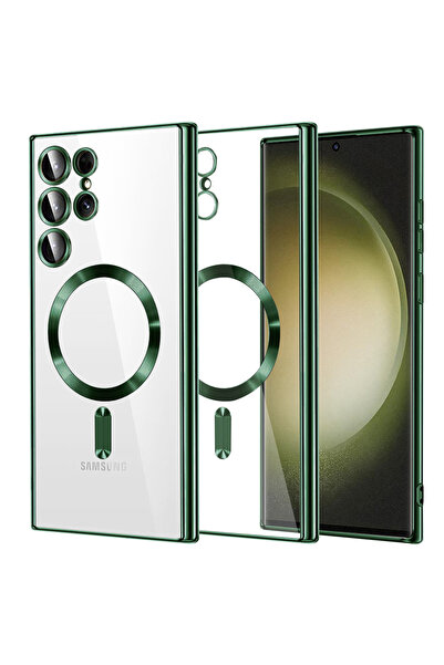 Techsuit Θήκη για Samsung Galaxy S23 Ultra, Techsuit, TPU, Σκούρο Πράσινο