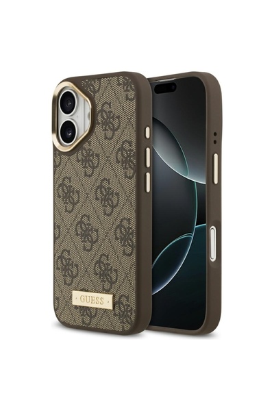 Guess Θήκη iPhone 17, Guess, PU, ​ ​ Καφέ